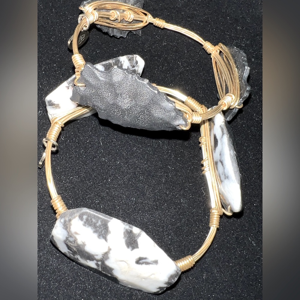 Price Drop‼️Buy Now! 2 fun and funky stone bracelets